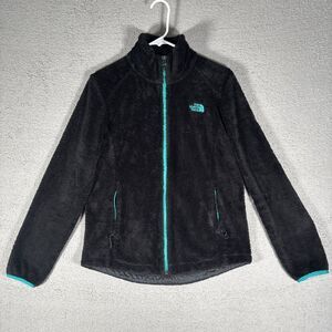 The North Face Osito 2 Full Zip Fleece Jacket Women Size S Black Hiking Outdoors